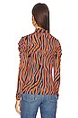 view 3 of 4 New Remy Top in Zebra Brown