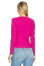 view 3 of 4 Evadine Wrap Top in Pink