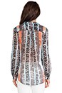 view 3 of 6 Gilmore Print Chiffon Blouse in Oasis Snake Multi