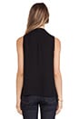 view 3 of 3 Scarf Tank in Black