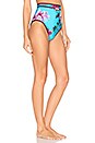 view 2 of 4 BAS DE MAILLOT DE BAIN CHEEKY in Hewes Cyan Multi & Currant