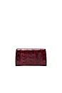 view 2 of 4 Snake Clutch in Cerise