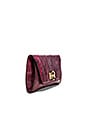 view 3 of 4 Snake Clutch in Cerise