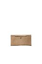 view 2 of 4 Envelope Embossed Lizard Clutch in Sand & Gold