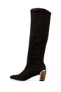 view 5 of 5 Henrietta Boot in Black/Camel Leopard in Black & Camel Leopard