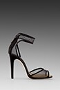 view 1 of 5 Rae Heel in Black Mesh/Black Suede in Black Mesh & Black Suede