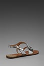 view 4 of 5 Daphne Sandal in Silver Specchio
