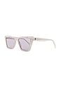 view 2 of 3 Brooklyn Sunglasses in White Marble