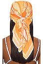 view 3 of 5 Silk Headscarf in Moroccan Sunrise