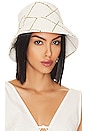 view 1 of 4 Bucket Hat in Cream Check