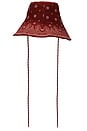 view 2 of 3 Sun Hat in Merlot