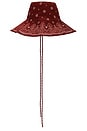 view 3 of 3 Sun Hat in Merlot