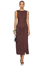 view 4 of 4 Leiza Maxi Dress in Mahogany