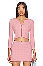 view 1 of 5 Mimi Jacket in Pink Tweed