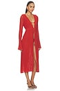 view 3 of 4 Sienna Robe in Terracotta