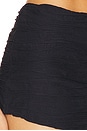 view 6 of 6 Pikka Micro Skirt in Black Crinkle