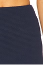 view 6 of 6 Hollis Skirt in Textured Navy