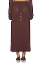 view 4 of 6 Edna Maxi Skirt in Mahogany