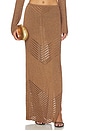 view 1 of 6 Bria Maxi Skirt in Truffle