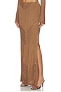 view 3 of 6 Bria Maxi Skirt in Truffle