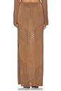 view 4 of 6 Bria Maxi Skirt in Truffle
