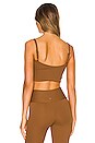 view 3 of 4 Amaya Crop Top in Mocha