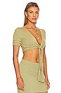 view 2 of 4 Nirvana Top in Sage