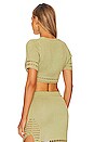 view 3 of 4 Nirvana Top in Sage
