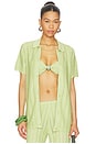 view 1 of 4 CAMISA DE BOTONES IRENE in Matcha