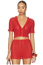 view 1 of 4 Charlene Top in Terracotta