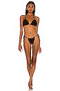 view 4 of 4 TOP BIKINI HALSEY in Black