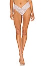 view 1 of 5 Amari Bikini Bottom in Pink and Silver in Pink & Silver