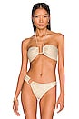 view 1 of 5 Adele Bikini Top in Champagne