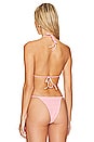 view 3 of 5 Drew Bikini Top in Pink Tweed
