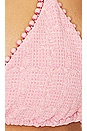 view 5 of 5 Drew Bikini Top in Pink Tweed