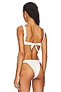 view 3 of 4 Palmer Bikini Top in Cream Tweed