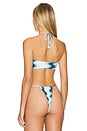 view 4 of 5 Louisa Bikini Top in Aqua