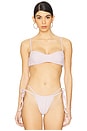view 1 of 4 Belinda Bikini Top in Pink Swirl