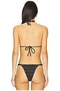 view 3 of 5 Drew Bikini Top in Black Tweed