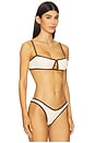 view 2 of 4 Anya Bikini Top in Cream Sequin