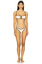 view 4 of 4 Anya Bikini Top in Cream Sequin