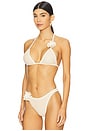 view 2 of 5 Nash Bikini Top in Oat Milk