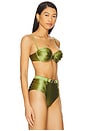 view 2 of 4 Karter Bikini Top in Moss