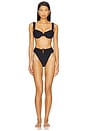 view 4 of 4 BRAGUITA BIKINI WALKER in Black Crinkle