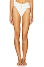 view 1 of 5 Walker Bikini Bottom in Cream Crinkle