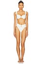 view 4 of 5 Walker Bikini Bottom in Cream Crinkle