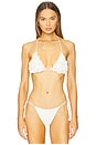 view 1 of 4 Lilah Bikini Top in Off White Texture