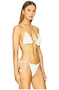 view 2 of 4 Lilah Bikini Top in Off White Texture