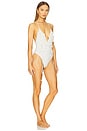 view 2 of 3 Sallie Full Piece in Off White Texture