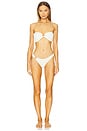 view 4 of 5 Camden Bikini Bottom in Coconut Swirl